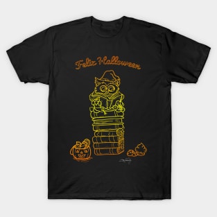 Feliz Halloween búho T-Shirt